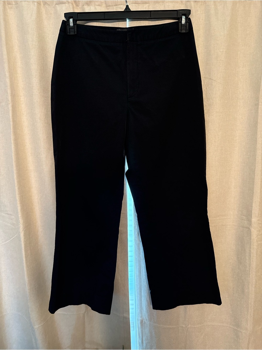 Banana Republic Black Cropped Kick-Flare Pants